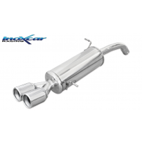 Escape trasero deportivo 2X80 FORD FIESTA 7° serie (13) ST 200 - 1.6 (200CV) 2013-- Ø 54 PENDIENTE de Homologacion Europea