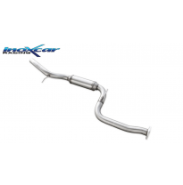 Tubo central con silenciador FORD FOCUS 2° serie 2.5T RS (350CV) Limited Edition 2010-11  Ø 60 SIN homologacion Inoxcar