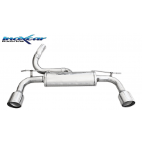 Escape trasero deportivo 1X102 RACING Salida Izq. + Dcha. FORD FOCUS 2° serie 2.5T RS (350CV) Limited Edition 2010-11  Ø 60