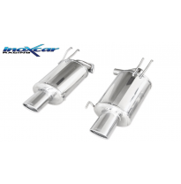 Escape trasero deportivo 1X120X80 Salida Izq. + Dcha. HONDA ACCORD 2.4 EXECUTIVE (190CV) 2003-- CON Homologacion Europea Ino