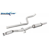 Tubo central con silenciador (Con Flexible) PEUGEOT 208 1.6 16V TURBO GTI (200cv) 2013-2015 CON Homologacion Europea Inoxcar