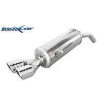 Escape trasero deportivo 2X80 X-RACE PEUGEOT 208 1.6 16V TURBO GTI (200cv) 2013-2015 CON Homologacion Europea Inoxcar