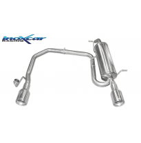 Silenciador trasero deportivo  duplex 1X102 PEUGEOT 208 1.6 16V TURBO GTI (200cv) 2013-2015 CON Homologacion Europea Inoxcar