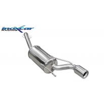 Escape trasero deportivo 1X80 HONDA JAZZ (type GG3) 1.4i SPORT (99CV) 2011-- SIN homologacion Inoxcar