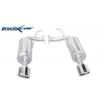 Escape trasero deportivo 1X120X80 OBLIQUO Salida Izq. + Dcha. MAZDA MAZDA 6 2.3 TURBO 16V (260CV) 2005-- CON Homologacion Eu