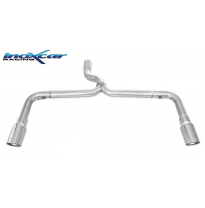 Escape trasero sin silenciador 1X102 RACING Salida Izq. + Dcha. MINI COUNTRYMAN 1.6 S COOPER (184CV) 2010-- Ø 55 / ALL4 (Type R6