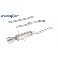 Tubo central directo+ Escape trasero 2X76 Racing (Ø 55) MINI COOPER 1.6 S (175CV) 2007-- (Type R56) SIN homologacion Inoxcar