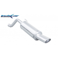 Escape trasero deportivo 1X120X80 ABARTH PUNTO EVO 1.4 TURBO MultiAir (165CV) 2010-- Ø 55 CON Homologacion Europea Inoxcar