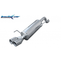 Escape trasero deportivo 2X80 ABARTH PUNTO EVO 1.4 TURBO MultiAir (165CV) 2010-- Ø 60 CON Homologacion Europea Inoxcar