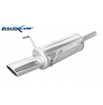 Escape trasero deportivo 1X120X80 OPEL ASTRA H (Type GTC) 1.6 16V (115CV) 2005-- CON Homologacion Europea Inoxcar