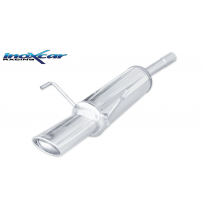 Escape trasero deportivo 1X120X80 OPEL ASTRA H (Type GTC) 1.9 CDTi (150CV) 2005-- CON Homologacion Europea Inoxcar