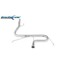 Escape trasero sin silenciador CEN OPEL CORSA D OPC 1.6 16V TURBO (192CV) 2007-- Ø 54,5 SIN homologacion Inoxcar