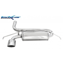 Escape trasero deportivo 1X120X80 OPEL CORSA D 1.6 Turbo GSI (150CV) 2008-- Ø 54,5 SIN homologacion Inoxcar