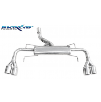 Escape trasero deportivo 2X80 Salida Izq. + Dcha. OPEL GT 2.0 16V TURBO (264cv) 2007-- SIN homologacion Inoxcar