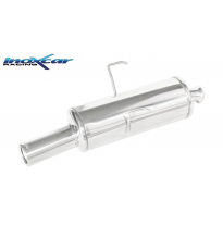 Escape trasero deportivo 1X80 PEUGEOT 106 2° serie 1.4 (75CV) 1996-2003 CON Homologacion Europea Inoxcar