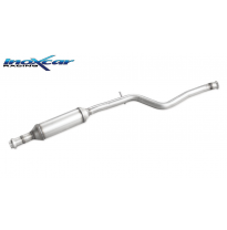Tubo central con silenciador (EURO2) --2000 PEUGEOT 106 2° serie 1.6 16V RALLYE / GTI / 1.6 16V 1996-2003 SIN homologacion Inoxc