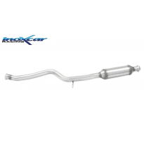 Tubo central con silenciador (EURO3) 2001-- PEUGEOT 106 2° serie 1.6 16V RALLYE / GTI / 1.6 16V 1996-2003 SIN homologacion Inoxc