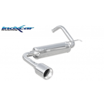 Escape trasero deportivo 1X102 PEUGEOT 107 1.0 12V (68CV) 2005-- CON Homologacion Europea Inoxcar