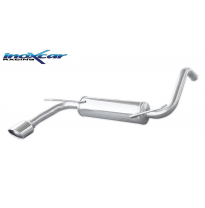 Escape trasero deportivo 1X120X80 PEUGEOT 107 1.0 12V (68CV) 2005-- CON Homologacion Europea Inoxcar
