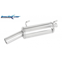 Escape trasero deportivo 1X80 PEUGEOT 206 2.0 16V GTI (136CV) 1999-2004 CON Homologacion Europea Inoxcar