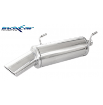 Escape trasero deportivo 1X120X80 PEUGEOT 206 CC CC 1.6 16V (109CV) 2001-- CON Homologacion Europea Inoxcar