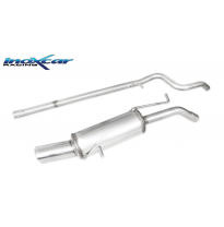 Tubo central directo+ Escape trasero 1X100 RACING diam. 55 PEUGEOT 207 1.6 16V THP (150CV) 2006-- Ø 50 SIN homologacion Inoxcar