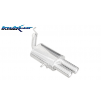 Escape trasero deportivo 2X80 PEUGEOT 407 2.7 24V HDI (204CV) 2006-- SIN homologacion Inoxcar