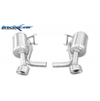 Escape trasero deportivo 1X120X80 OBLIQUO Salida Izq. + Dcha. PORSCHE 911 serie 996 GT3 RS (381CV) 2003-2004 SIN homologacio