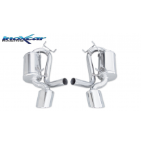 Escape trasero deportivo 1X150X105 OBLIQUO Salida Izq. + Dcha. PORSCHE 911 serie 997 CARRERA 4S 3.8 (355CV) 2005-- SIN homol