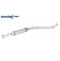 Tubo central con silenciador RENAULT CLIO 2 RS 2.0 fase1 (172CV) 2000-2001 Ø 54 CON Homologacion Europea Inoxcar