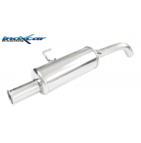 Escape trasero deportivo 1X76 Retrò Style RENAULT CLIO 2 RS 2.0 fase2 (172CV) 2002-2003 Ø 54 CON Homologacion Europea Inoxca