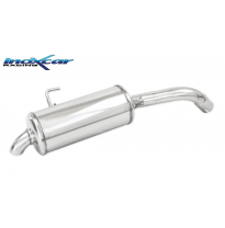 Escape trasero deportivo 1 RENAULT CLIO 2 RS 2.0 fase2 (172CV) 2002-2003 Ø 54 CON Homologacion Europea Inoxcar