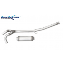 Tubo central con silenciador RENAULT CLIO 2 RS 2.0 fase3 (182CV) 2004-2005 CON Homologacion Europea Inoxcar