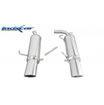 Escape trasero deportivo CEN 2X120X80 RENAULT CLIO 2 RS 2.0 fase3 (182CV) 2004-2005 CON Homologacion Europea Inoxcar