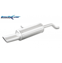 Escape trasero deportivo 1X120X80 RENAULT CLIO 3 1.4 16V (98CV) 2005-- Ø 45 CON Homologacion Europea Inoxcar