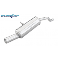 Escape trasero deportivo 1X80 RENAULT CLIO 3 Restyling 2009-- 1.2 TURBO (100CV) 2009--  Ø 40 CON Homologacion Europea Inoxca