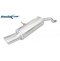 Escape trasero deportivo 1X120X80  RENAULT CLIO 3 Restyling 2009-- 1.2 TURBO (100CV) 2009--  Ø 40 CON Homologacion Europea I