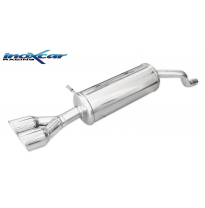 Escape trasero deportivo 2X80 X-RACE RENAULT CLIO 4 1.2 GT (120cv) 2013-- CON Homologacion Europea Inoxcar