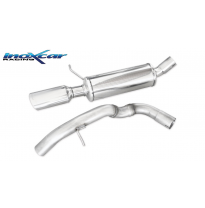 Escape trasero deportivo 1X120X80 SEAT LEON (Type 1M) 1.8 T CUPRA (210CV) /CUPRA R (225CV)  &#039;02-- Ø 65 CON Homologacion Euro