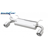 Escape trasero deportivo 1X102 RACING Salida Izq. + Dcha. SUBARU BRZ 2.0 (200CV) 2012-- CON Homologacion Europea Inoxcar