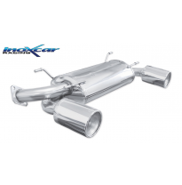 Escape trasero deportivo 1X120 MEGA Salida Izq. + Dcha. SUBARU BRZ 2.0 (200CV) 2012-- CON Homologacion Europea Inoxcar