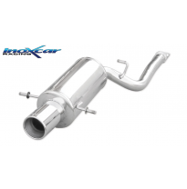 Escape trasero deportivo 1X120 MEGA SUBARU IMPREZA 4WD AWD WRX (225CV) 2003-- CON Homologacion Europea Inoxcar