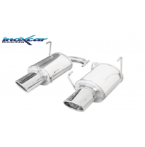 Escape trasero deportivo 1X150X105 Salida Izq. + Dcha. SUBARU IMPREZA 4WD 2.5 WRX - STI (300cv) 2018- CON homologacion Inoxc