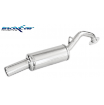 Escape trasero deportivo 1X80 TOYOTA YARIS 1.8 TS (133CV) 2006-- CON Homologacion Europea Inoxcar