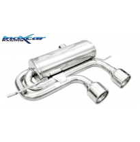 Escape trasero deportivo 1X102 Salida Izq. + Dcha. VOLKSWAGEN GOLF 5 R32 3.2 V6 (250CV) 2004-- SIN homologacion Inoxcar