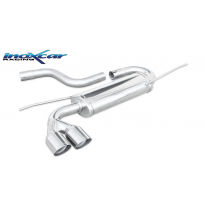 Escape trasero deportivo 2X80 RACING VOLKSWAGEN GOLF 6 1.4 TSI (122CV) 2008-- Ø 50 CON Homologacion Europea Inoxcar