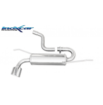 Escape trasero deportivo 1X120X80 OBLIQUO VOLKSWAGEN GOLF 6 2.0 TDI (170CV) GTD 2009--    CON Homologacion Europea Inoxcar