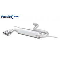 Escape trasero deportivo 2X80 X-RACE VOLKSWAGEN GOLF 6 2.0 TDI (170CV) GTD 2009--    CON Homologacion Europea Inoxcar