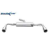 Escape trasero deportivo 1X102 Salida Izq. + Dcha. VOLKSWAGEN GOLF 6 2.0 TSI GTI (210CV) 2009-- CON Homologacion Europea Ino