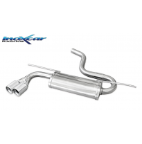 Escape trasero deportivo 2X80  VOLKSWAGEN GOLF 7 1.4 (125cv) 2013-- CON Homologacion Europea Inoxcar